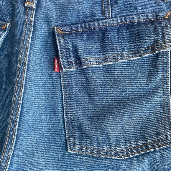 Vintage Levi's '94 Baggy Cargo Jeans Size 27 |90s Y2K Loose Fit Denim - Picture 6 of 7